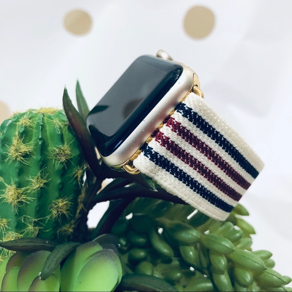 {BELLE} Apple Watch Band / elastic striped - Picture 2 of 8